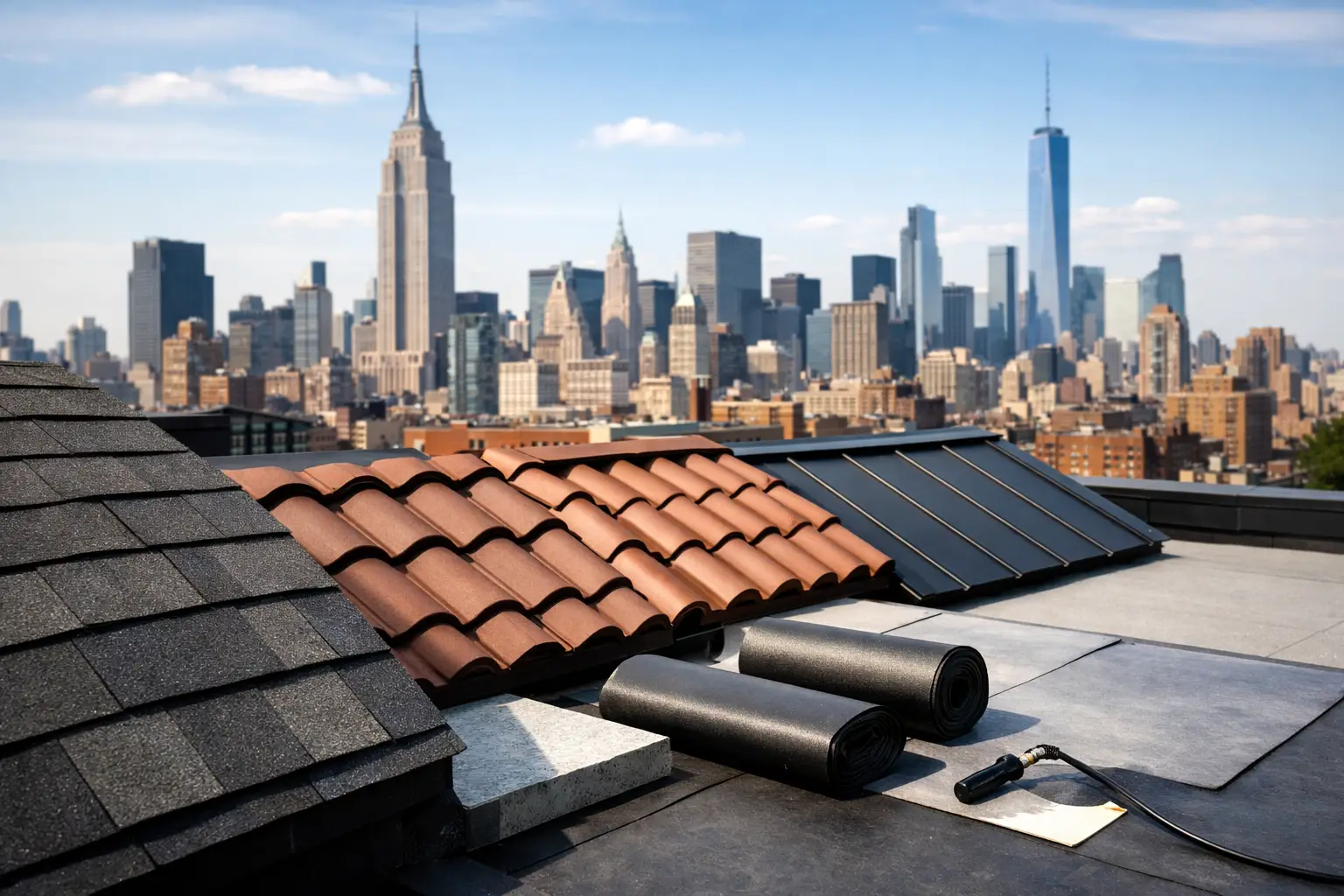 Best Roofing Materials for NYC Buildings