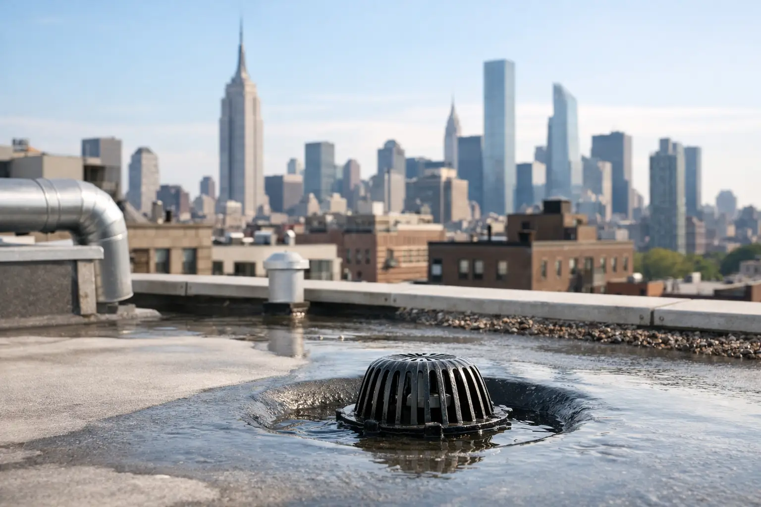 How to Improve Roof Drainage in NYC Buildings
