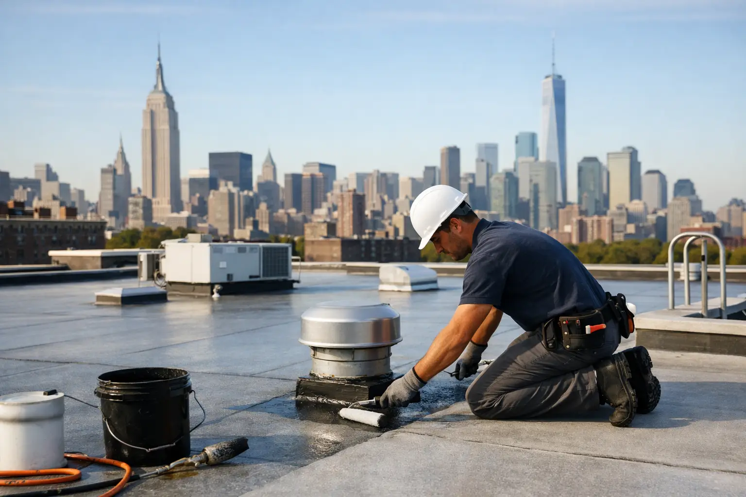 How to Maintain Flat Roofs in New York City