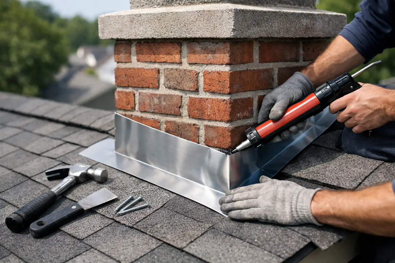 Roof Flashing Repair for Chimneys That Stops Leaks