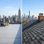 Flat Roof Versus Shingle Roof for NYC Buildings
