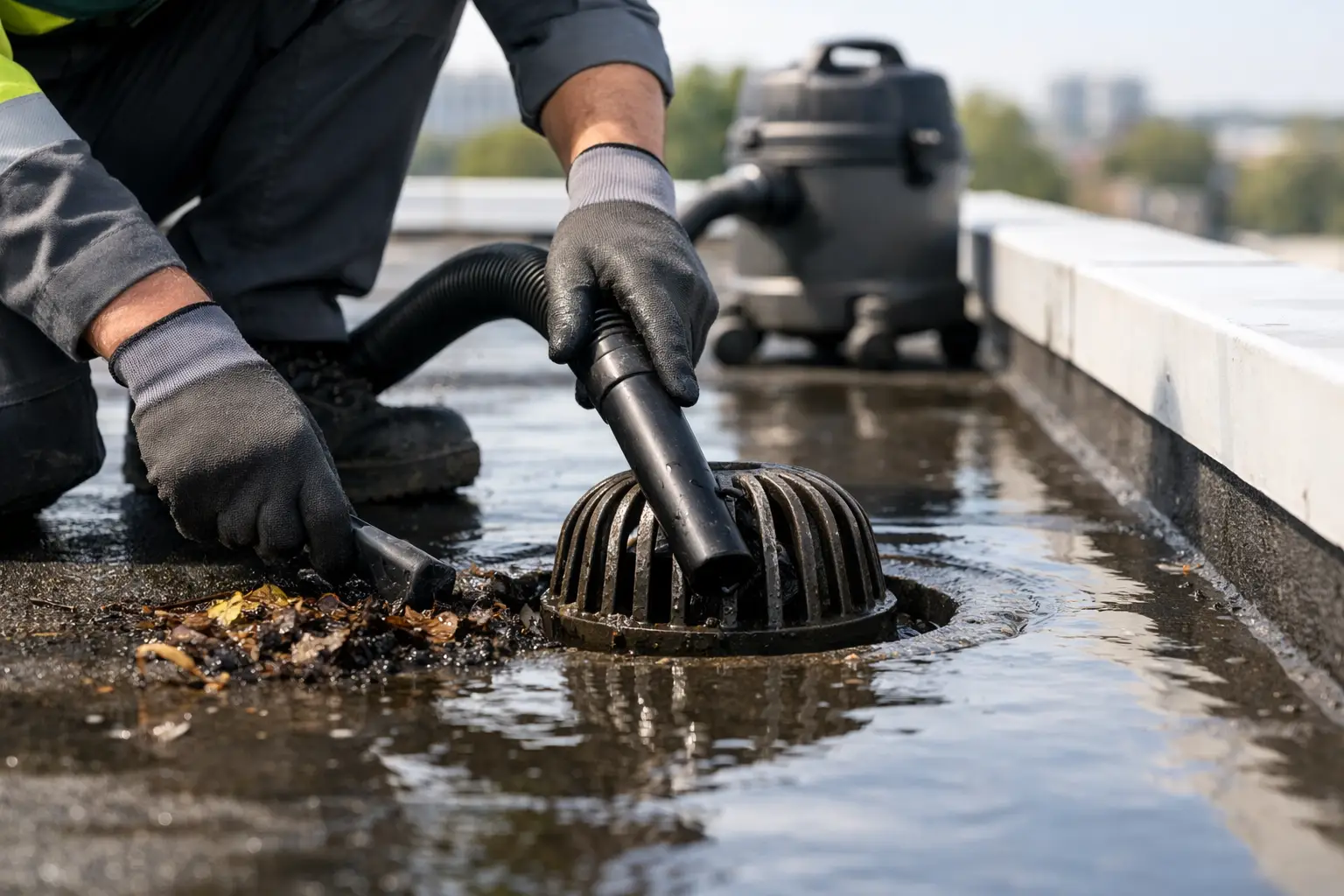 How to Clean Roof Drains Without Causing Leaks