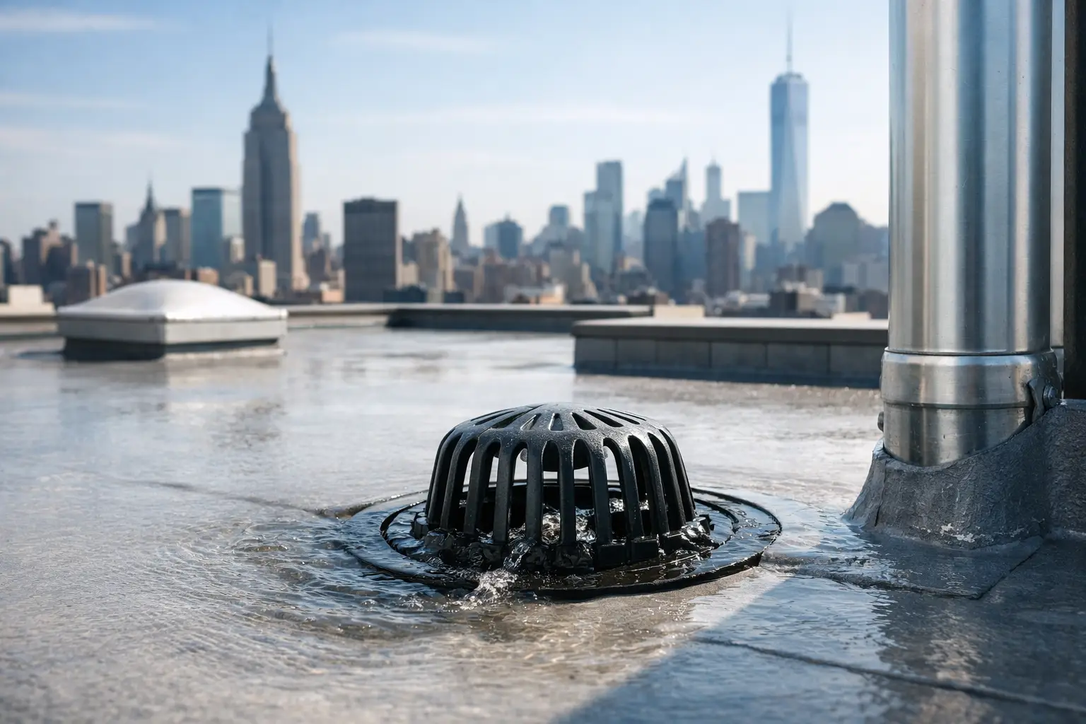 Roof Drainage Design Basics for NYC Buildings