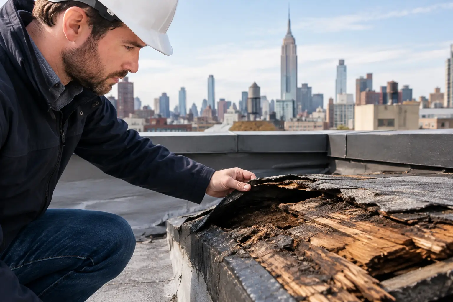 Top Signs of Roof Rot on NYC Properties